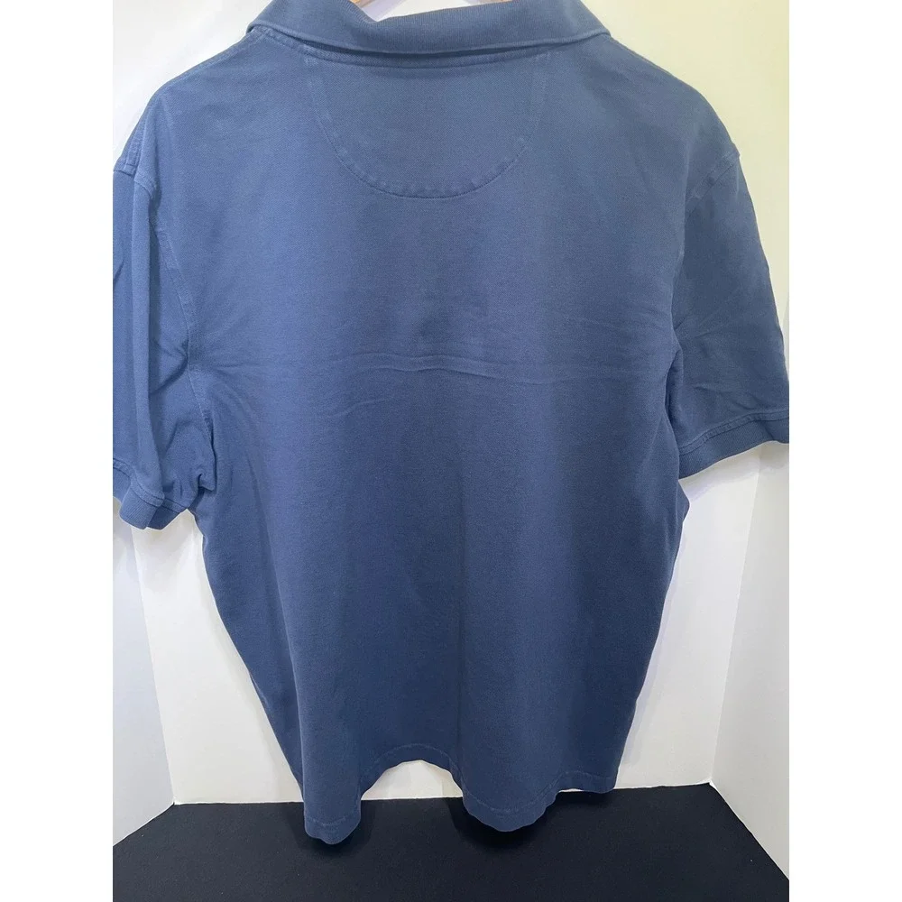 UNTUCKit Gondola Polo Shirt Mens XX-Large Navy Blue Pima Cotton Pique 30167
